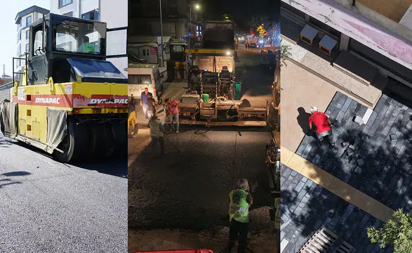 Kahramanmaraş’ta asfalt ve üstyapı seferberliği sürüyor