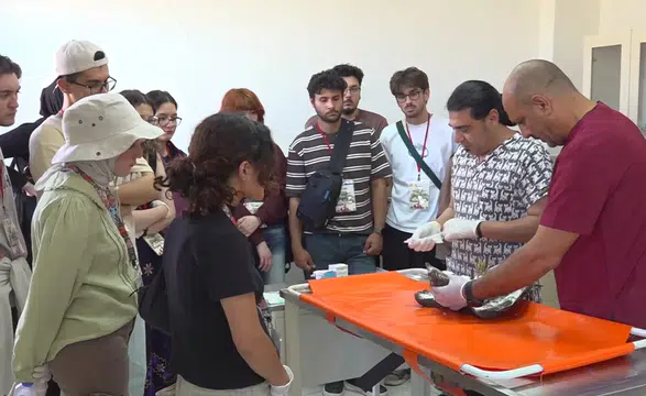 Kahramanmaraş'ta veteriner hekim adaylarına yaban hayatı eğitimi desteği