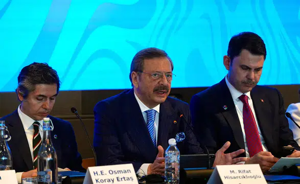 Hisarcıklıoğlu, COP31 İş Dünyası Forumu’nun Küresel Yuvarlak Masa Toplantısına katıldı