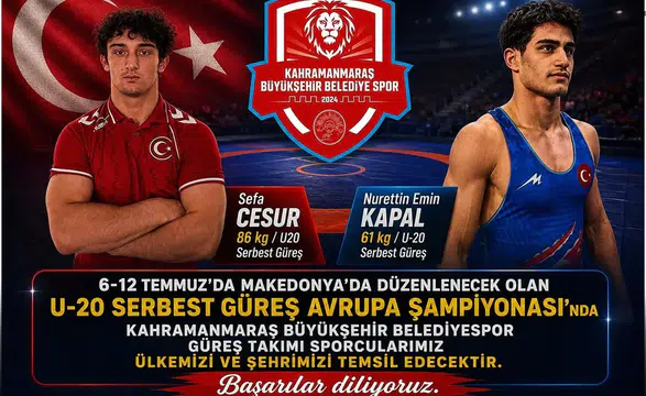 Kahramanmaraşlı güreşçilerin hedefi Avrupa’da kürsüye çıkmak