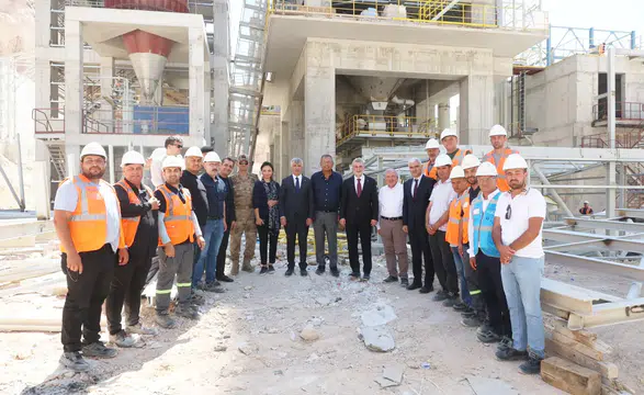 KİPAŞ Kireç Fabrikası'na Kahramanmaraş protokolünden ziyaret