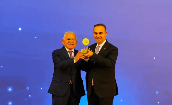 Kayseri Büyükşehir Belediyesinin RES Projesi'ne verimlilik ödülü