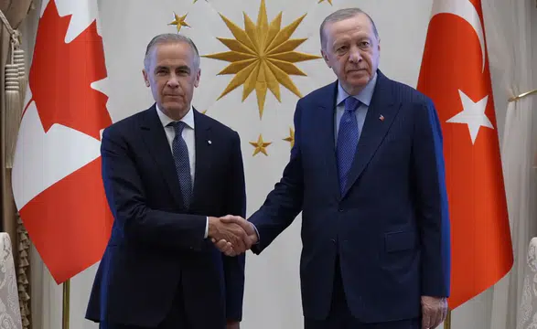 Cumhurbaşkanı Erdoğan, Kanada Başbakanı Carney'i kabul etti