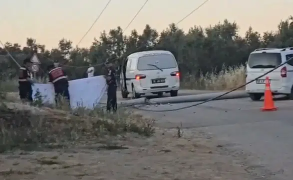 Kazaya yardım için giden kişi canından oldu