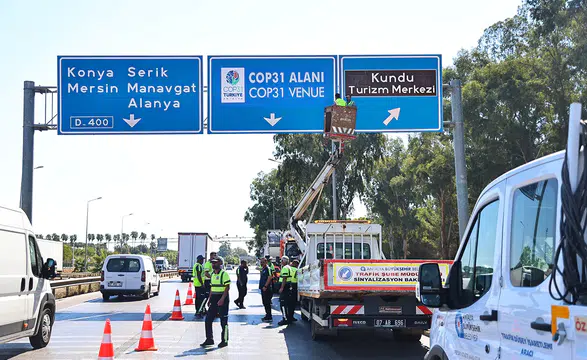 Antalya'daki yollar COP31 İklim Zirvesi'ne hazırlanıyor