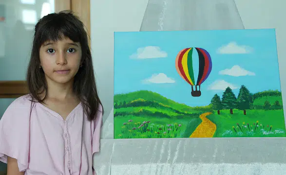 Miniklerin sanat yolculuğu sergiyle taçlandı