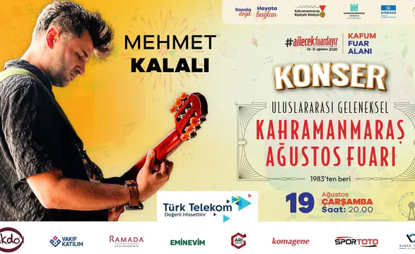 Ağustos Fuarı’nda 19 Ağustos’ta müzik ziyafeti yaşanacak