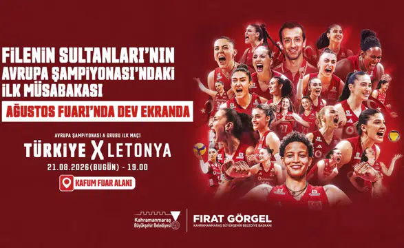 Filenin Sultanlarının Avrupa Şampiyonası heyecanı KAFUM’da dev ekranda