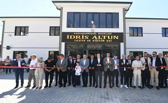 Elbistan’da İdris Altun Taziye ve Kültür Evi hizmete açıldı