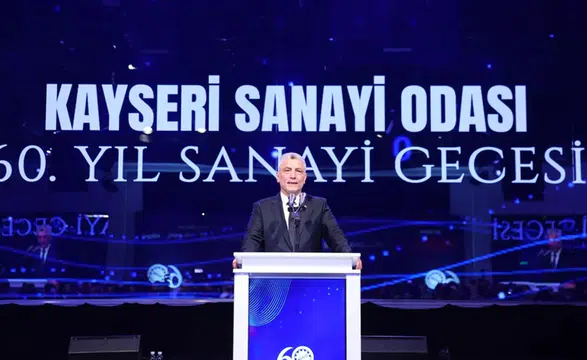 Ticaret Bakanı Bolat, Kayseri'de 60. Yıl Sanayi Gecesi’ne katıldı