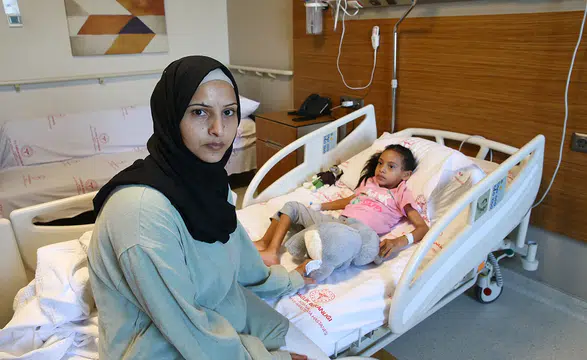 İsrail saldırılarında yaralanan Filistinli Sıla, sağlığına Türkiye'de kavuşacak