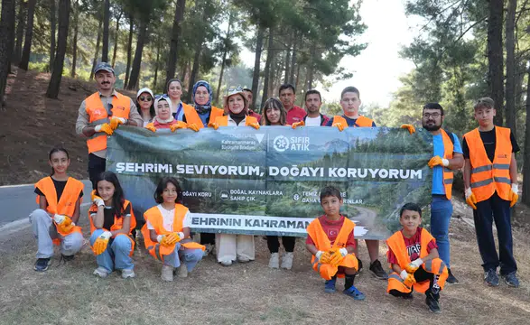 Çevre gönüllüleri daha temiz bir Kahramanmaraş için sahada