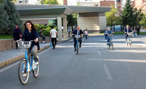 Kayseri'de Arabasız Kampüs etkinliği düzenlendi