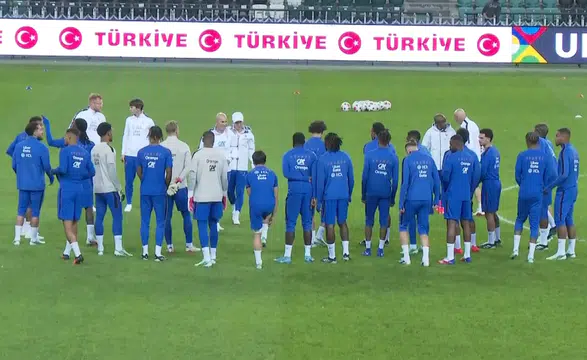 Fransa, Türkiye maçının hazırlıklarını tamamladı