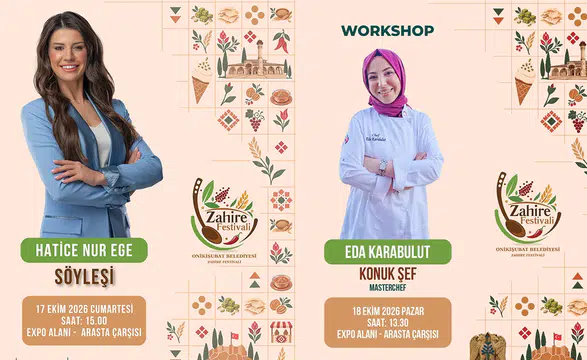 Ünlü Diyetisyen Hatice Nur Ege ve MasterChef Eda Karabulut, Kahramanmaraş’a geliyor