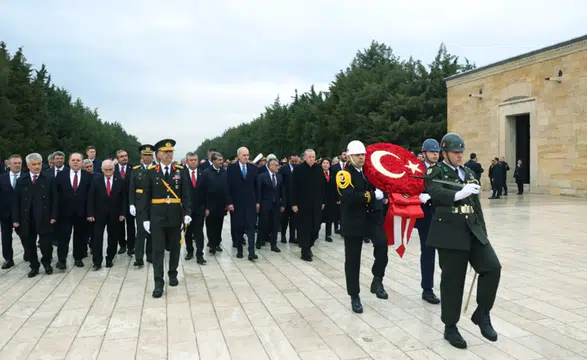 Cumhuriyetin 103. yılında Anıtkabir’de tören düzenlendi