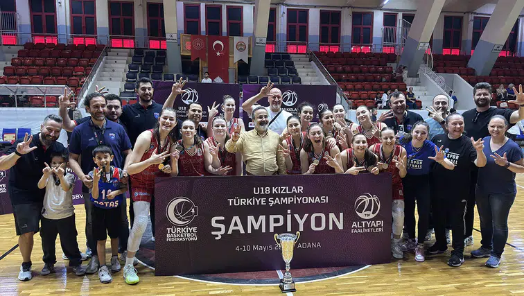 Basketbolda 18 Yaş Altı Kızlar Türkiye Şampiyonası'nın kazananı belli oldu