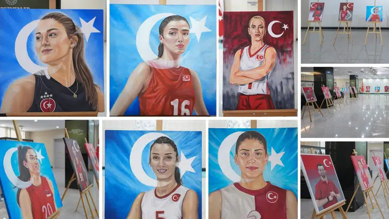 Güzel Sanatlar Liselerinden Filenin Sultanları'na anlamlı sergi