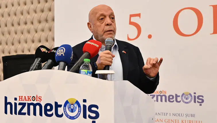 HAK-İŞ Genel Başkanı Arslan Gaziantep'te konuştu