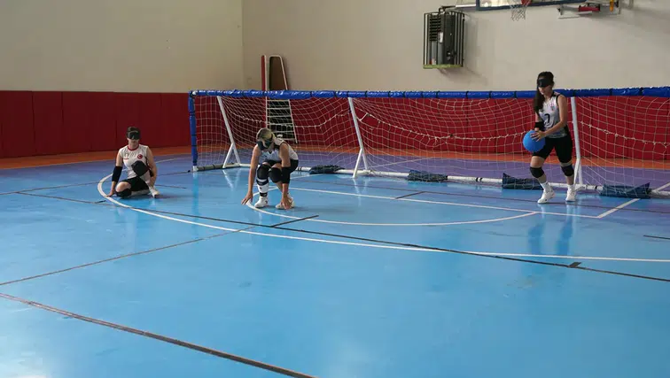 Kahramanmaraş Kadın Goalball takımı gözünü Şampiyonlar Ligine dikti