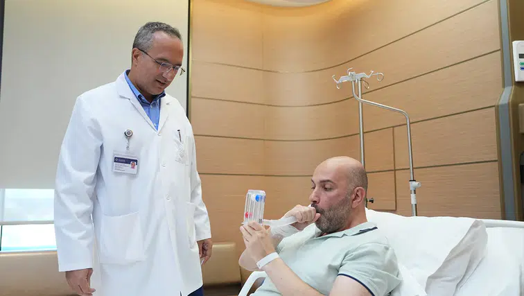 Kalp kontrolünde fark edilen nadir akciğer tümörü ameliyatla çıkarıldı