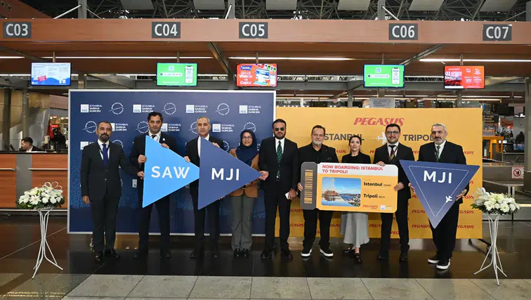 Sabiha Gökçen'den Trablus'a direkt uçuşlar başladı