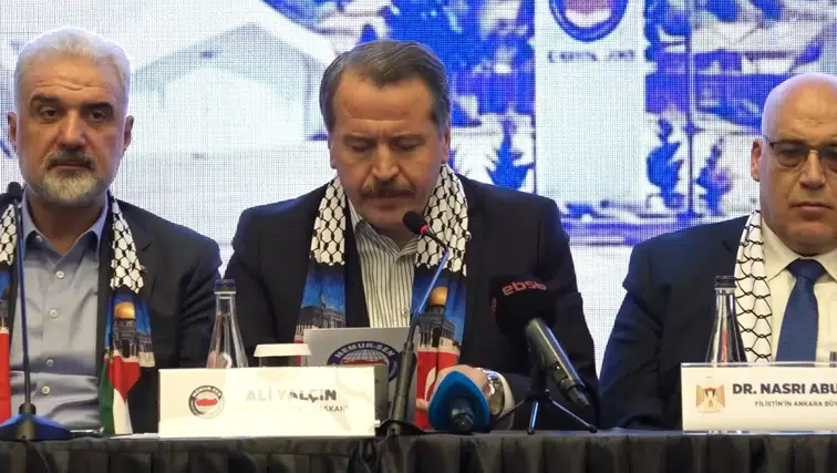Memur-Sen'de Gazze'de Bir Okul Binlerce Umut projesi tanıtıldı
