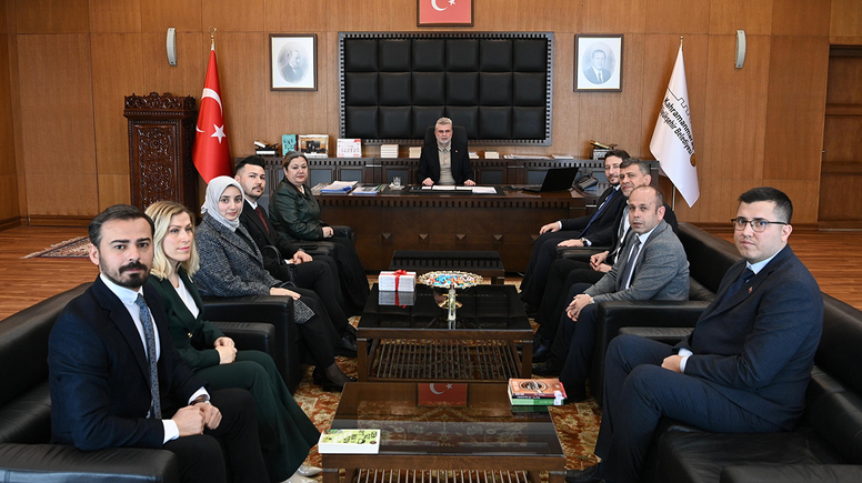 Başkan Görgel, Kütüphane Haftası’nda kültür heyetini kabul etti