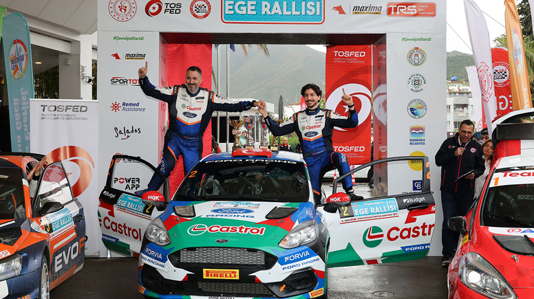 Castrol Ford Team Türkiye Ege Rallisi'nde sezonu galibiyetle açtı