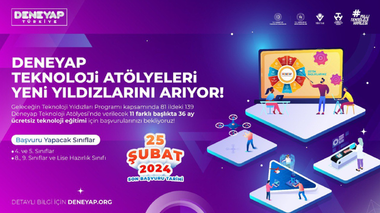 Deneyap yıldızlarını arıyor