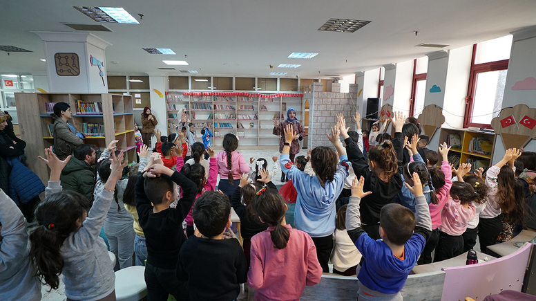 Kahramanmaraş edebiyat şehrinde çocuklara masalsı hafta sonu yaşattı