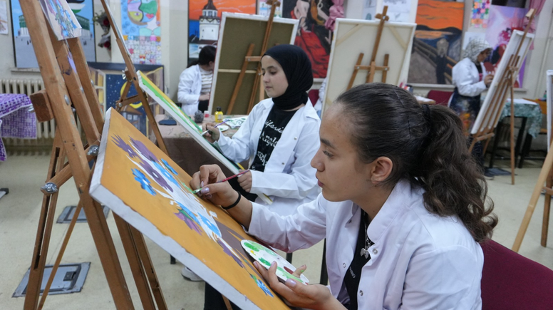 Kahramanmaraş’ta pansiyon öğrencilerine sanatla güç veren kurs