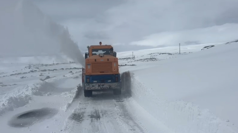 Kar nedeniyle 10 köy yoluna ulaşım sağlanamıyor