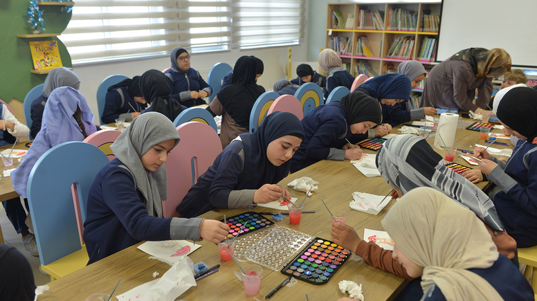 Kütüphane Haftası Kutlama Programı çocuklar için özel bir etkinlikle başladı