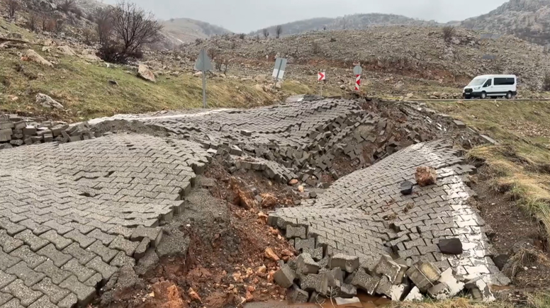 Nemrut Dağı'nda göçük nedeniyle ulaşıma kapandı