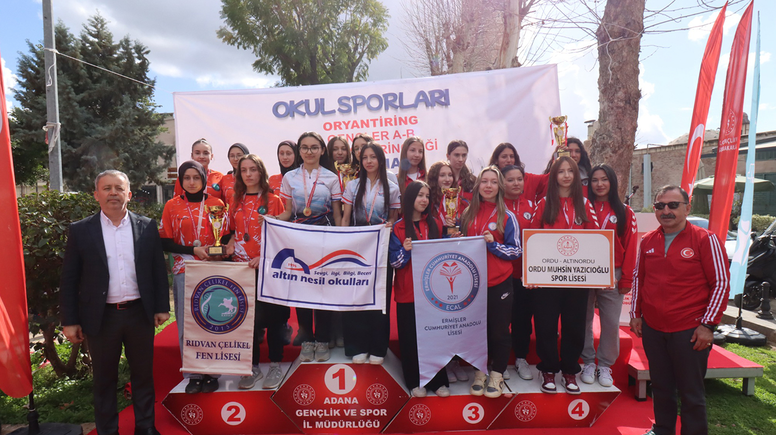 Okul Sporları Oryantiring Gençler Türkiye Şampiyonası sona erdi
