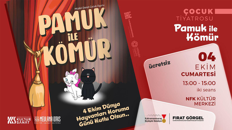 Pamuk ile Kömür 4 Ekim’de Kahramanmaraş’a geliyor