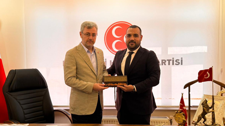 Şahinkanat’tan MHP Kahramanmaraş İl Başkanı Metehan’a hayırlı olsun ziyareti