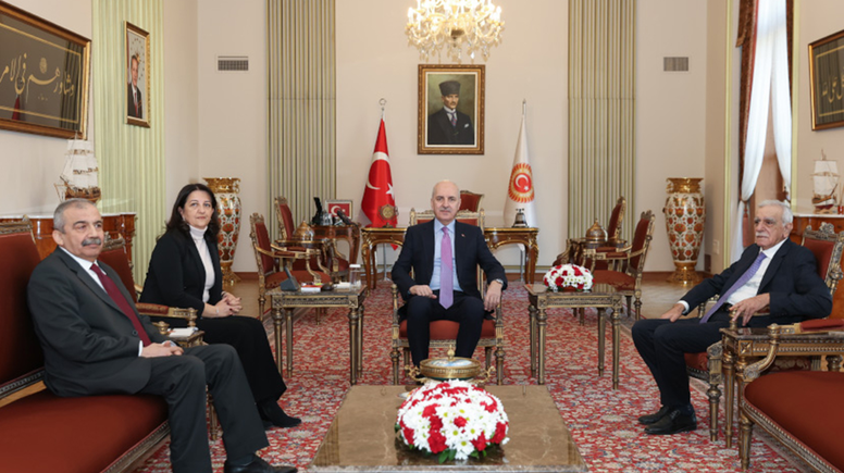 TBMM Başkanı Kurtulmuş, DEM Partisi milletvekillerini kabul etti