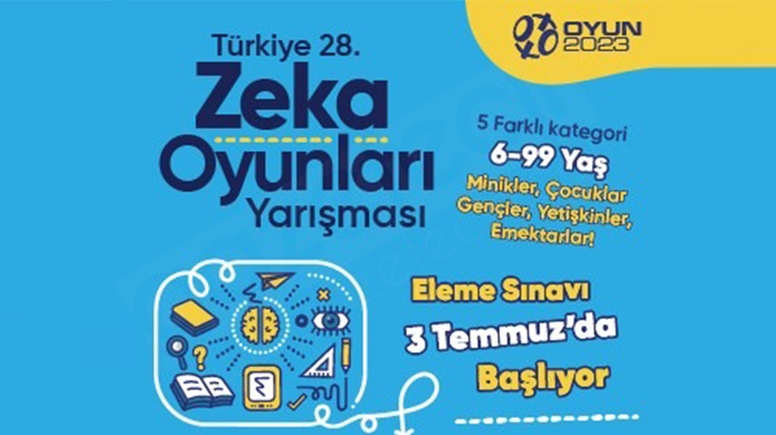 Türkiye Zeka Vakfı’nın 28’inci Zeka Oyunları Yarışması başlıyor