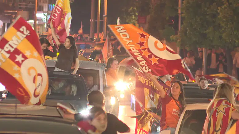 Kahramanmaraş ve çevre illerde Galatasaray'ın şampiyonluğu kutlandı