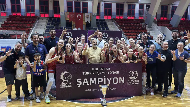 Basketbolda 18 Yaş Altı Kızlar Türkiye Şampiyonası'nın kazananı belli oldu