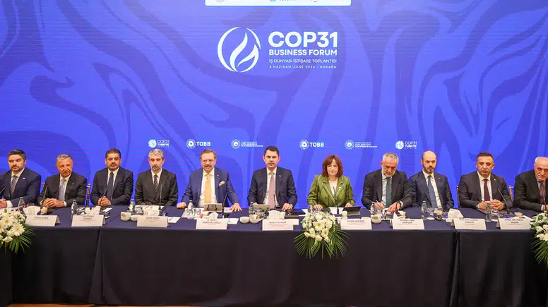 Bakan Kurum TOBB’da COP31 İş Dünyası Forumu’na katıldı