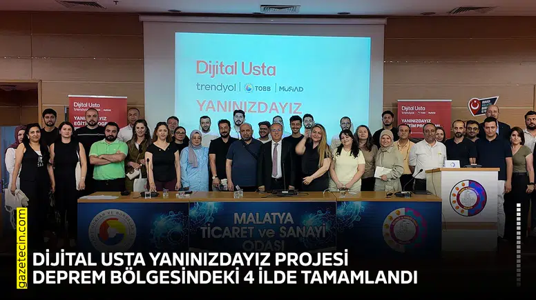 Dijital Usta Yanınızdayız Projesi deprem bölgesindeki 4 ilde tamamlandı
