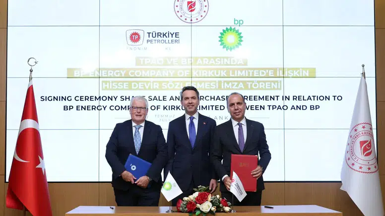 Türkiye, BP ile beraber Kerkük'teki sahalara ortak oldu