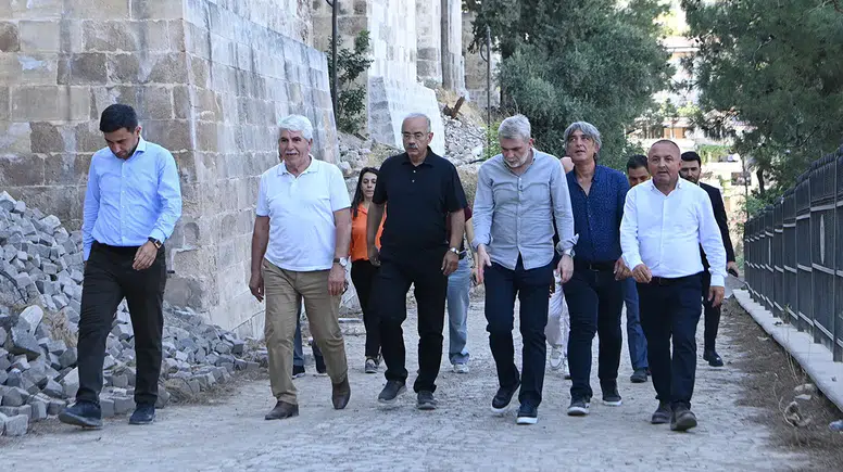 Tarihi Kahramanmaraş Kalesinde çalışmalar tamamlanıyor
