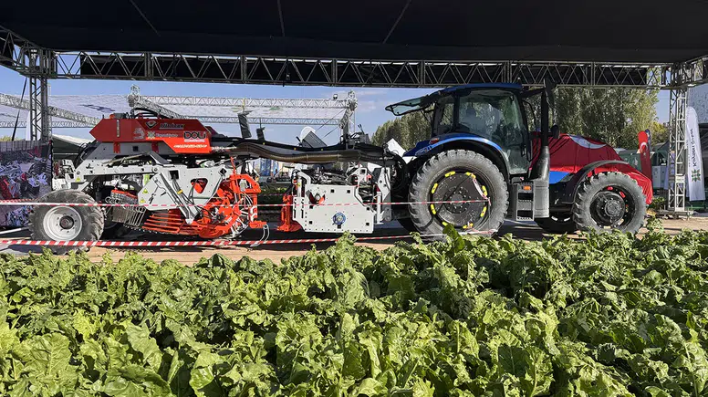 TÜBİTAK desteğiyle pancar hasat makinesi ürettiler