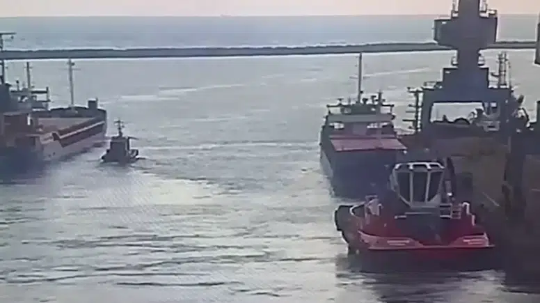 Marmara Denizi'nde batan geminin İskenderun'dan çıkış görüntüsüne ulaşıldı