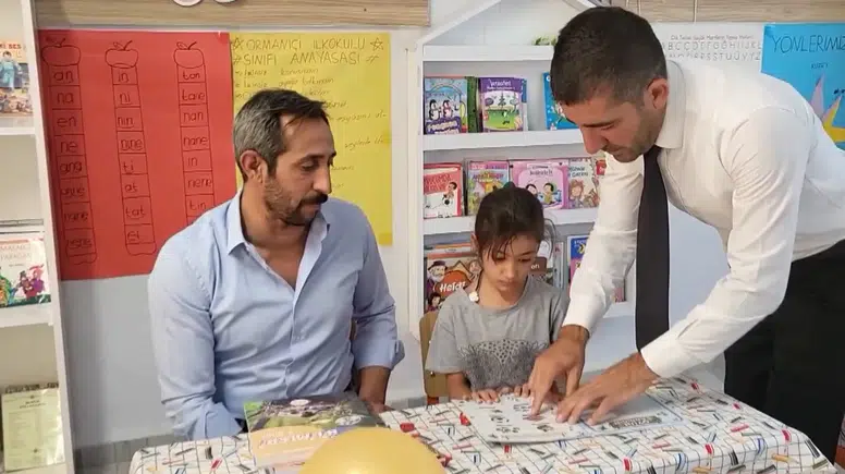 Köy okulunda sadece 1 öğrenciyle uyum haftası başladı