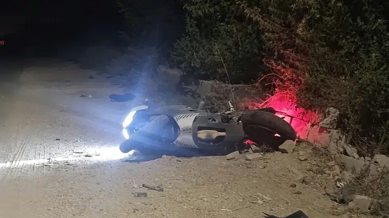 Gaziantep'te devrilen motosikletteki 2 kardeş kaza yerinde can verdi